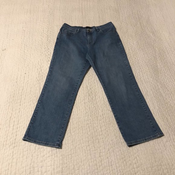 CLEARANCE Vintage Lee Relaxed Fit Stretch High Waist 12P Mom Jeans - Picture 2 of 6